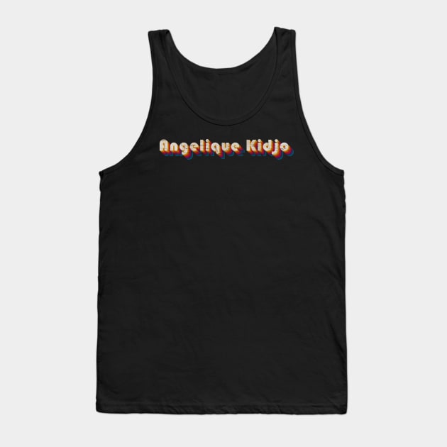 retro vintage Angelique Kidjo Tank Top by TulenTelan